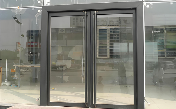 沙湾玻璃地弹门
