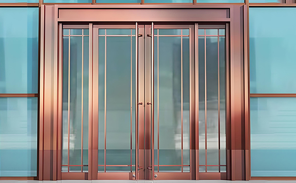 沙湾玻璃地弹门